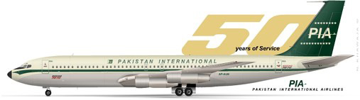 PIA Boeing 707-340C