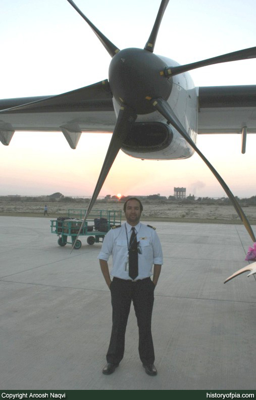 First Officer Aroosh Naqvi