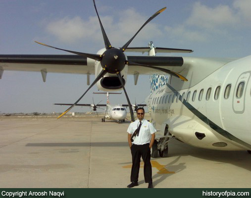 First Officer Aroosh Naqvi