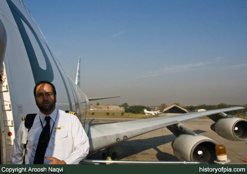 First Officer Aroosh Naqvi