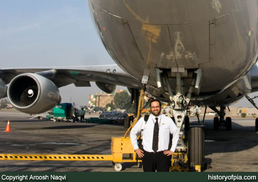 First Officer Aroosh Naqvi