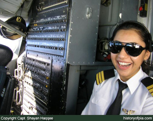 First Officer Sadia Aziz