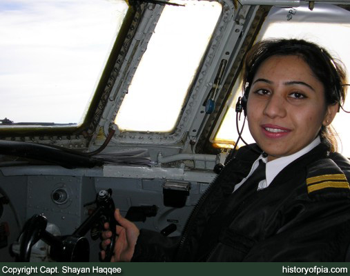 First Officer Sadia Aziz