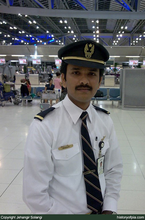 Flight Steward Jehangir Solangi