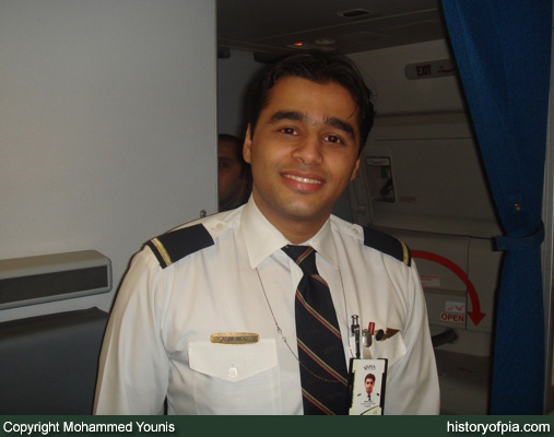 Flight Steward Asim Moiz