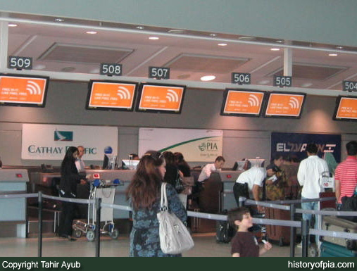 PIA Check-in Counters
