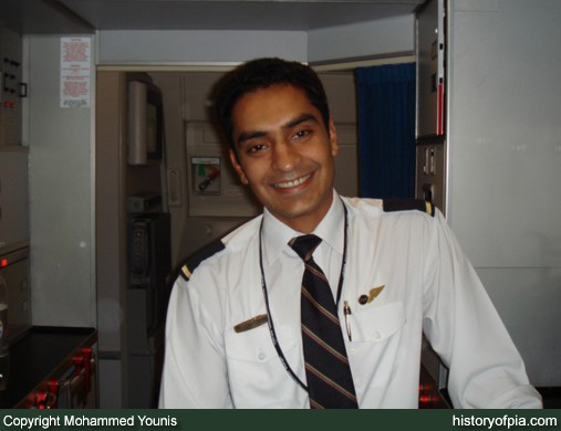 PIA Flight Steward M. Usman Saeed